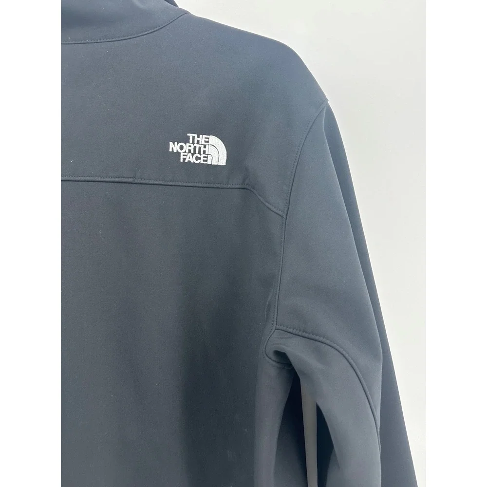 The North Face Mens Apex Bionic Softshell‎ Jacket Full Zip Large L Cuff damage